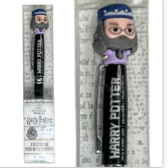 New Wizarding World Harry Potter Executive Pen Dumbledore Topper Black Ink - Picture 11 of 11